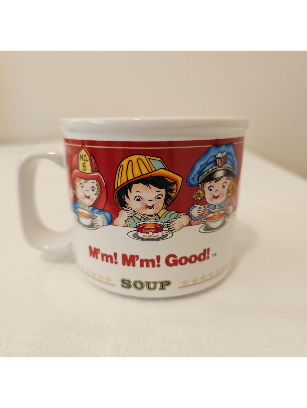 Vintage Campbell's Soup Kids' Ceramic Mug Nostalgic Grandmacore 1993
